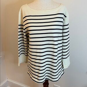 Lauren Ralph Lauren Vintage Striped Cotton Top Made in USA Size L